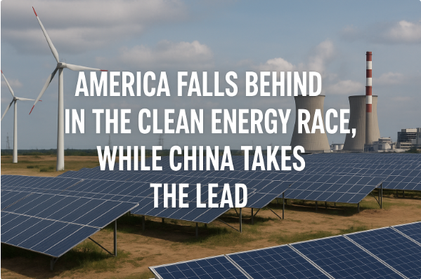 America Falls Behind in the Clean Energy Race, While China Takes the Lead